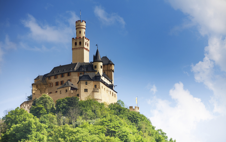 Marksburg in Braubach, Deutschland
