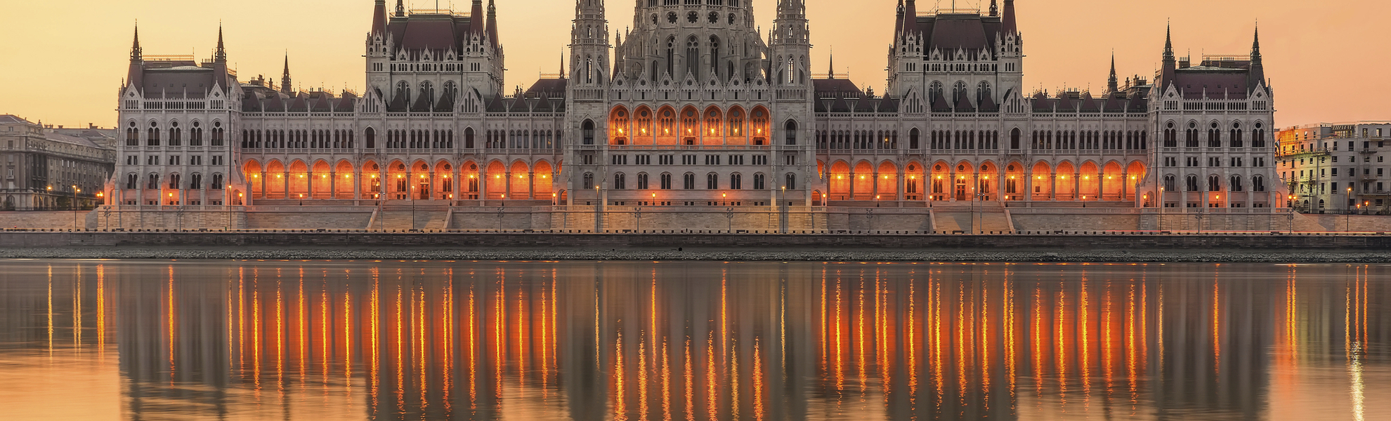Parlamentsgebäude in Budapest, Ungarn