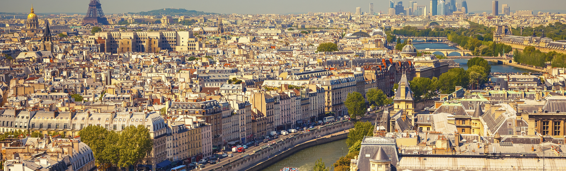 Blick über Paris, Frankreich