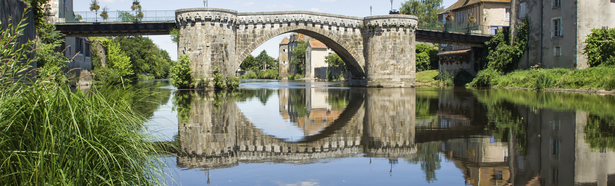 Brücke in Vienne, Frankreich