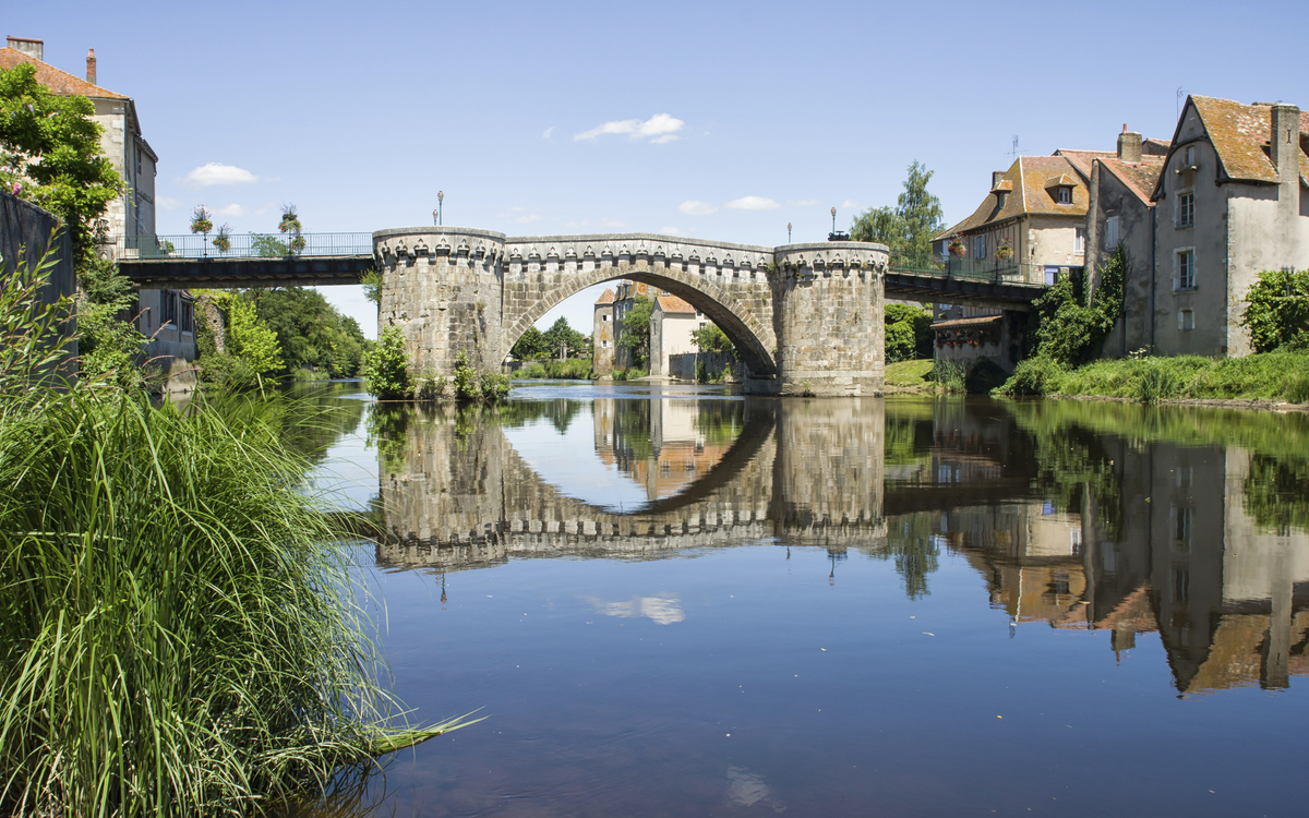 Brücke in Vienne, Frankreich