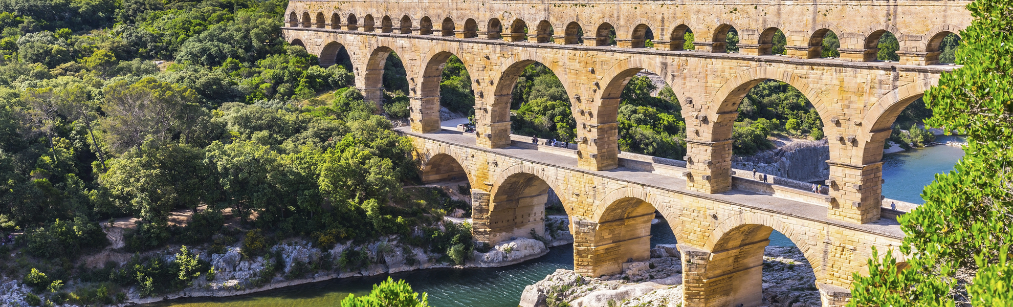 Pont du Gard bei Avignon, Frankreich
