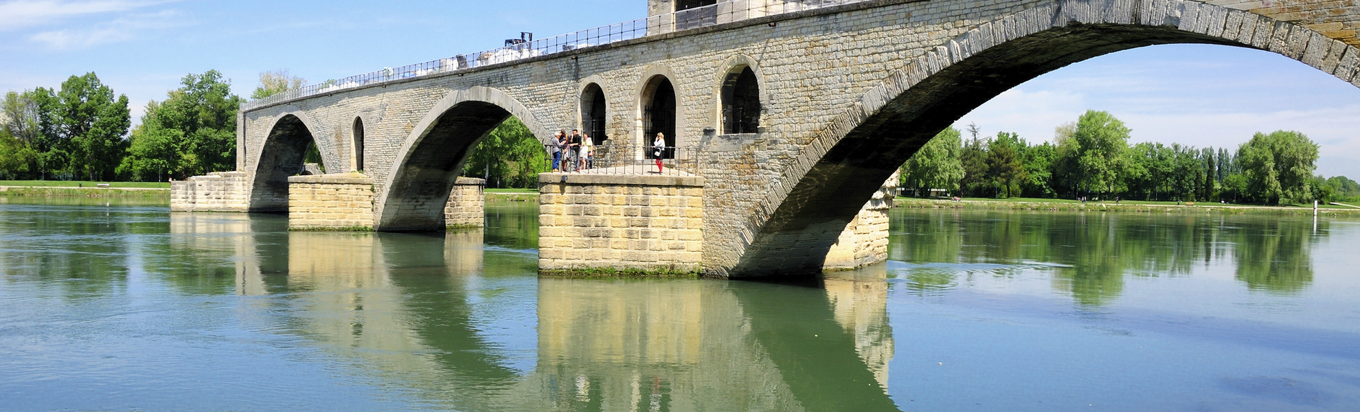Brücke Saint-Bénézet in Avignon, Frankreich