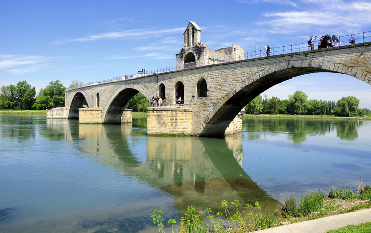 Brücke Saint-Bénézet in Avignon, Frankreich