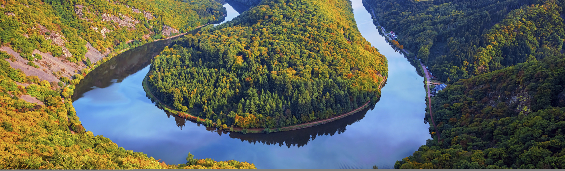 Saarschleife in Mettlach, Deutschland