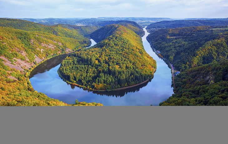 Saarschleife in Mettlach, Deutschland