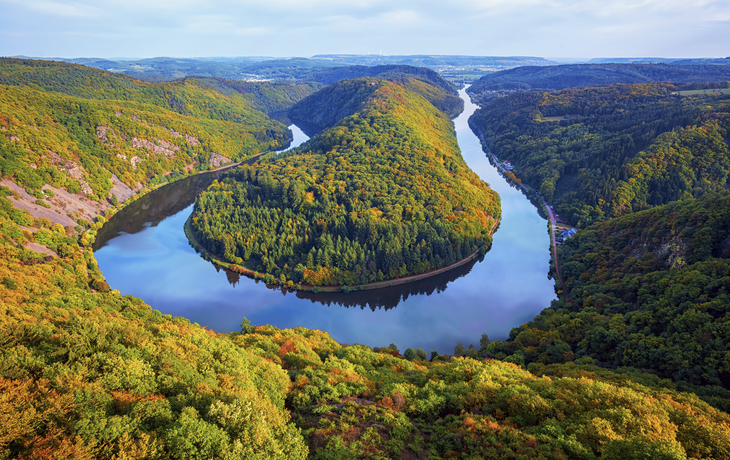 Saarschleife in Mettlach, Deutschland