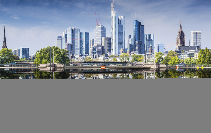 Wolkenkratzer in Frankfurt am Main, Deutschland