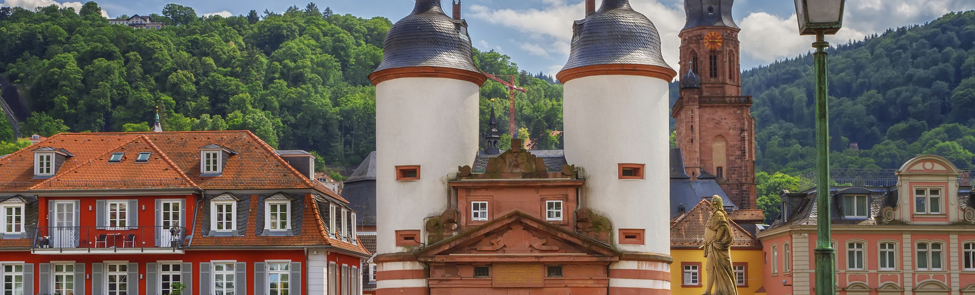 Brückentor in Heidelberg, Deutschland