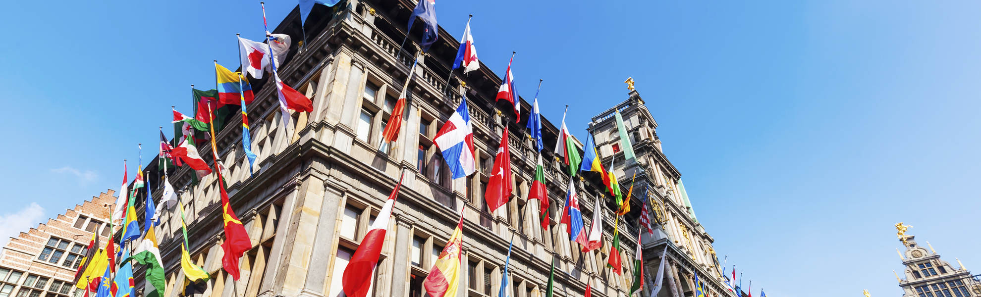 Rathaus in Antwerpen, Belgien