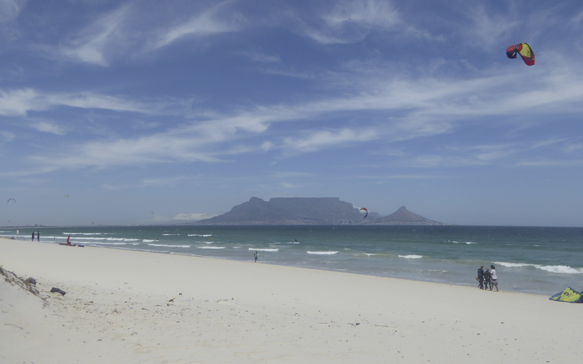 Strand von Kapstadt, Südafrika