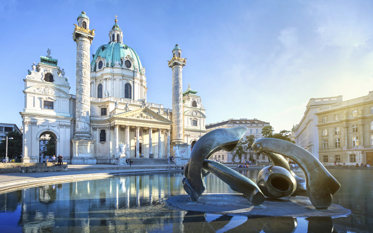 Karlskirche in Wien, Österreich