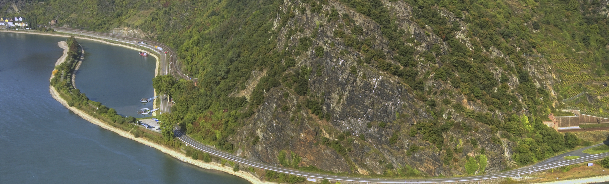 Die Loreley am Rhein, Deutschland
