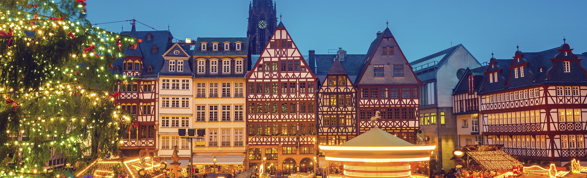 Weihnachtsmarkt in Frankfurt am Main, Deutschland