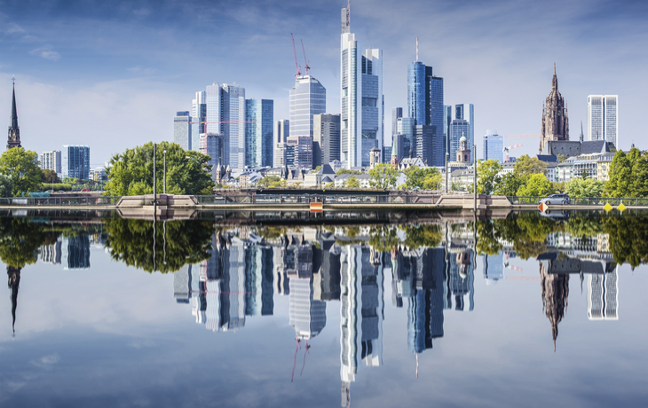 Wolkenkratzer in Frankfurt am Main, Deutschland