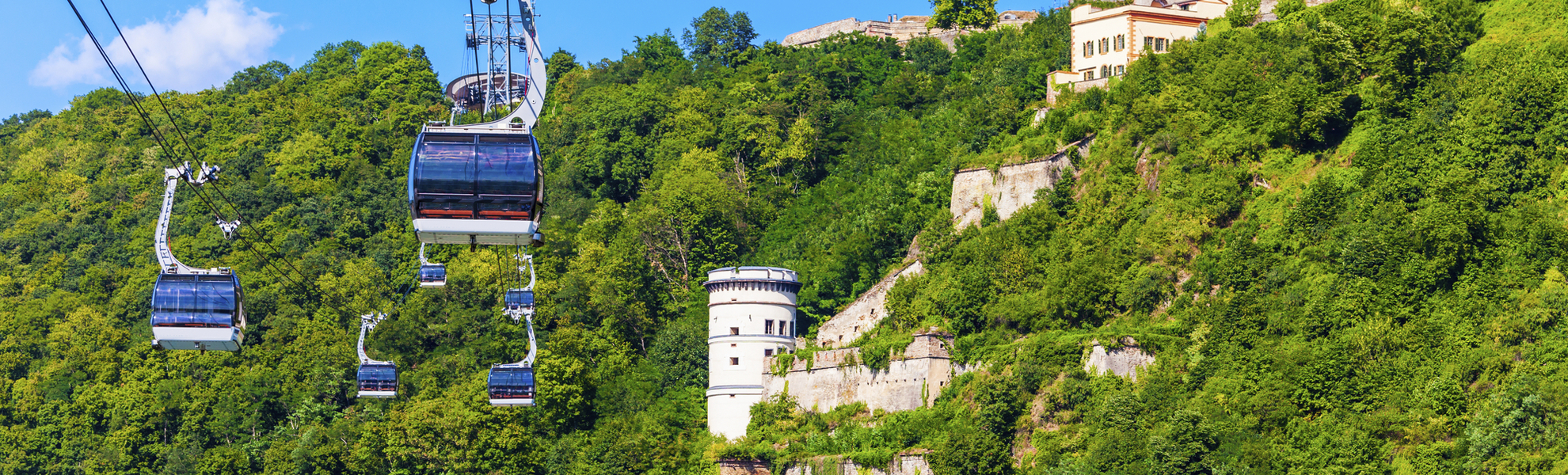 Seilbahn zur Burg Ehrenbreitstein, Deutschland