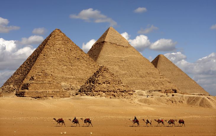 Pyramiden von Gizeh in Ägypten