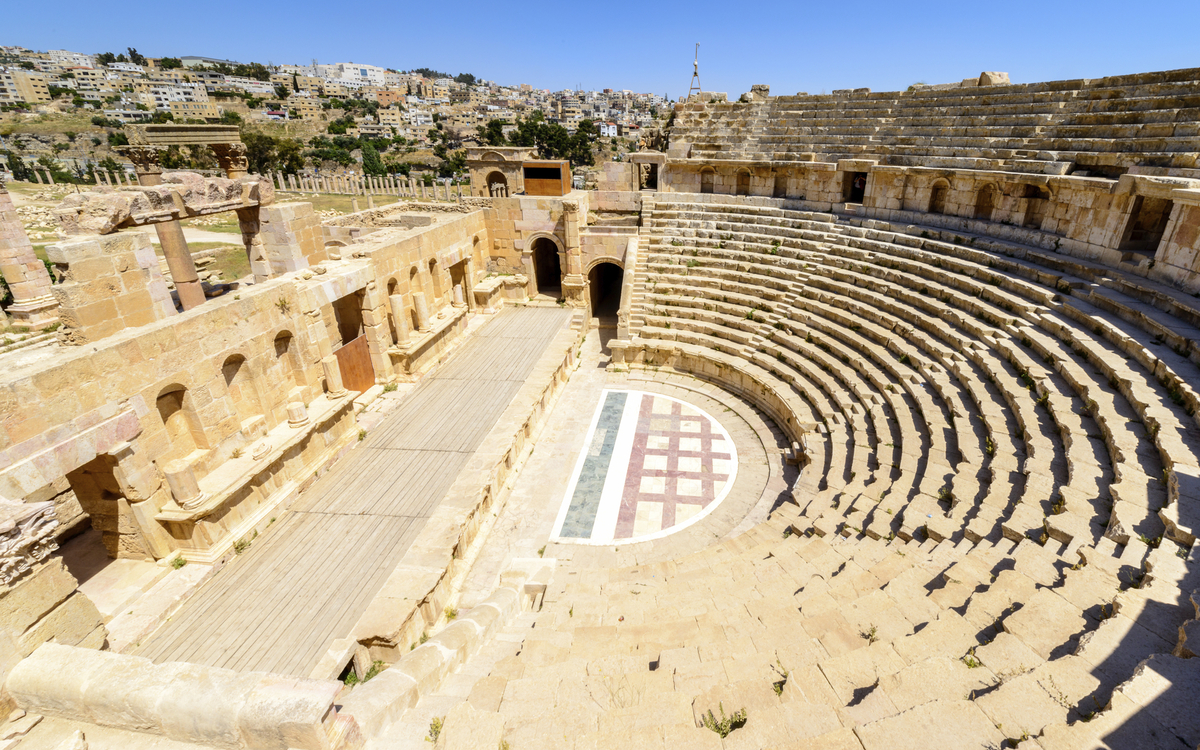 Amphitheater in Jerash, Jordanien
