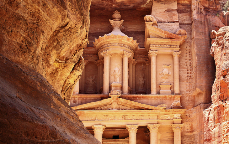 Schatzhaus der Felsenstadt Petra, Jordanien
