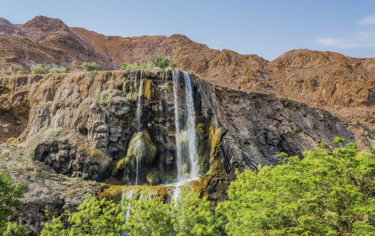 heiße Quellen in Hammamat Ma'in, Jordanien