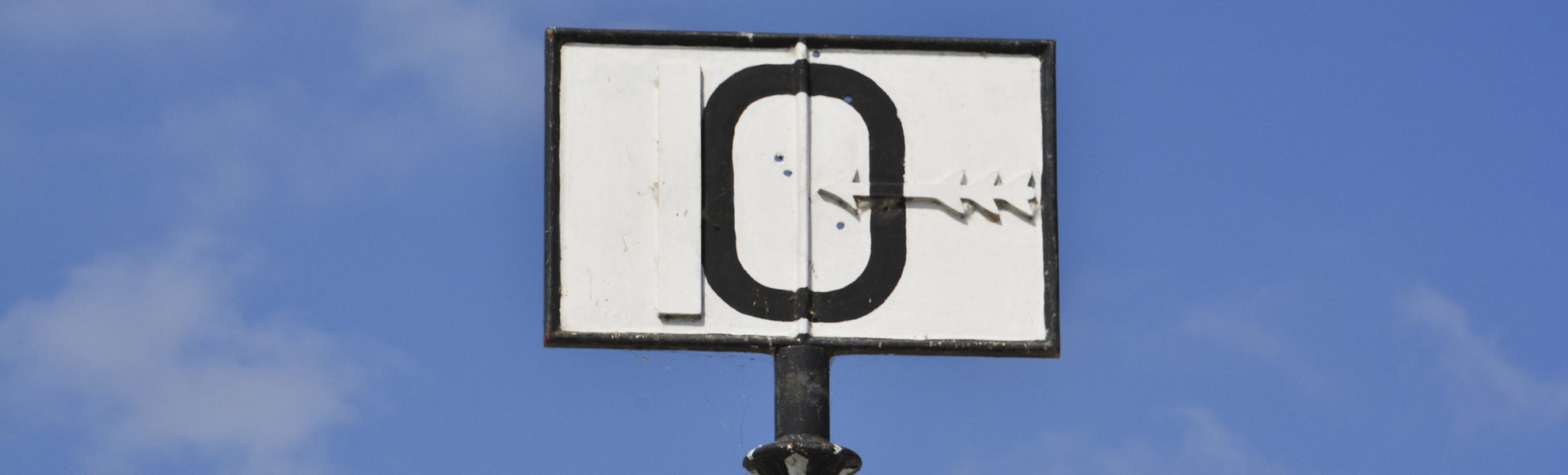 Kilometer Null bei Donaudelta, Rumaenien