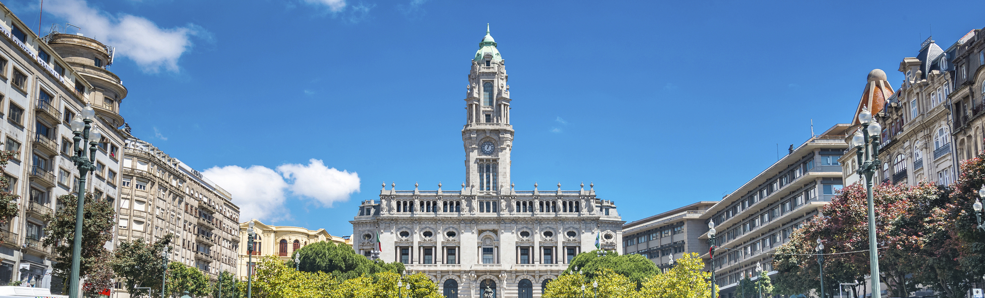 Rathaus von Porto, Portugal