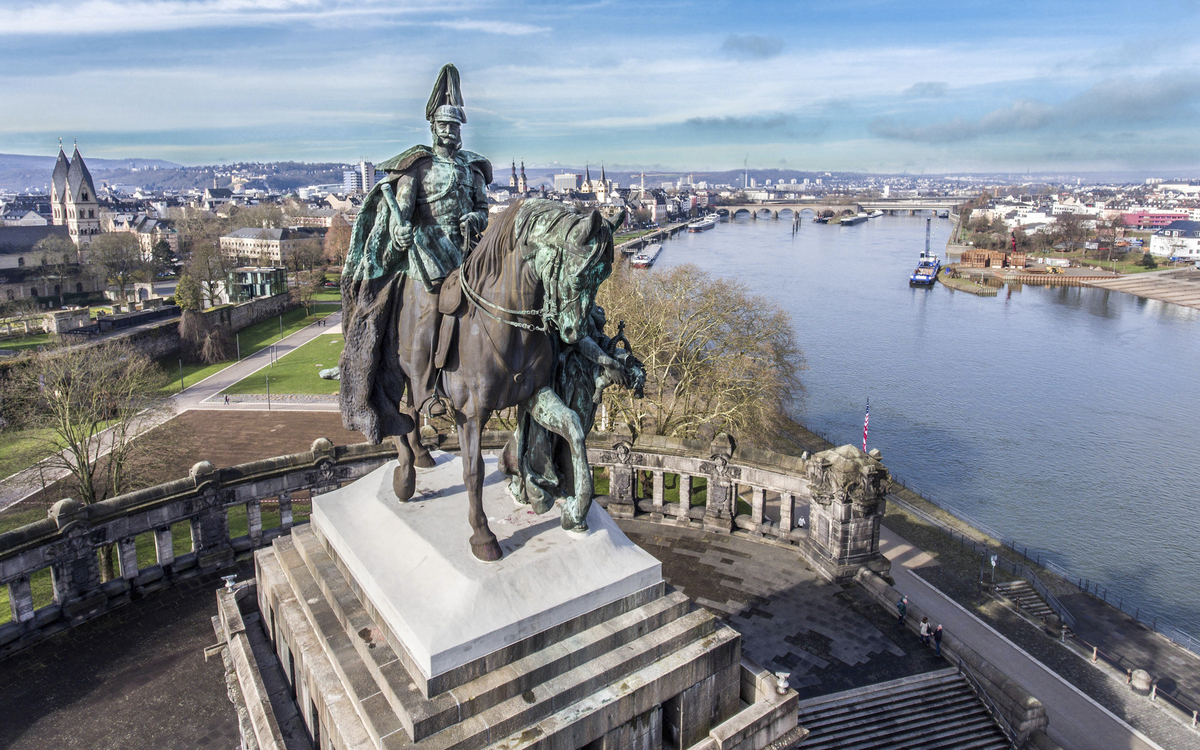 Deutsches Eck in Koblenz