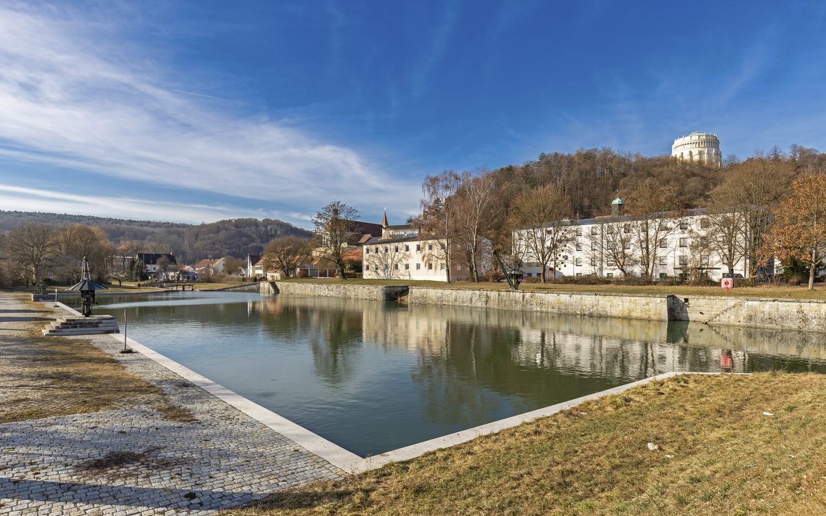Donau bei Kelheim, Deutschland