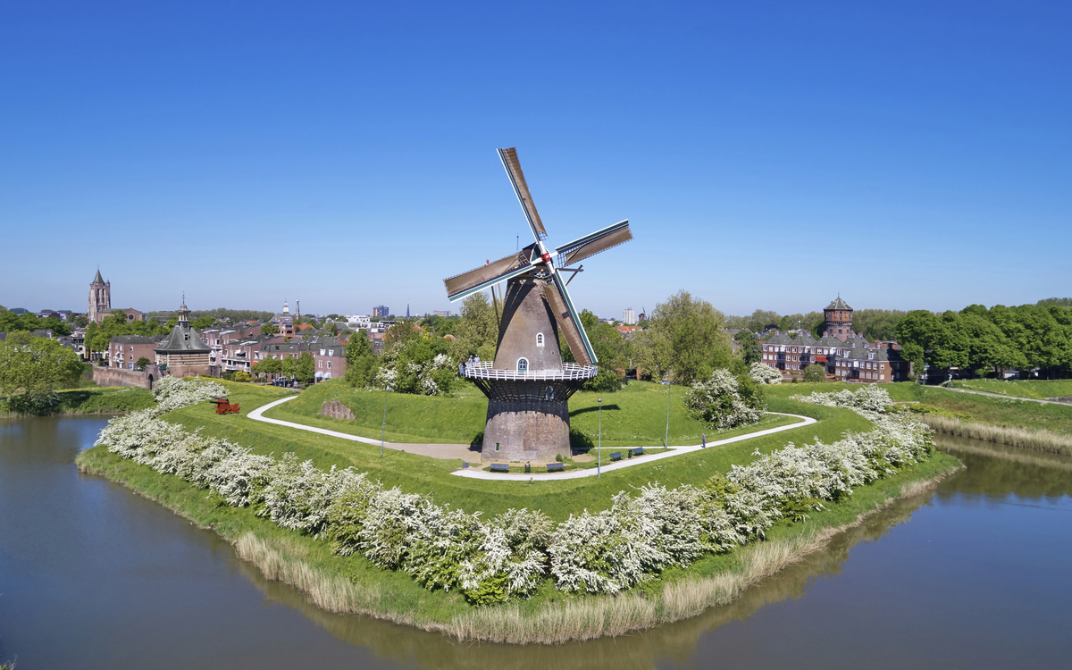 Windmuehle in Gorinchem, Niederlande