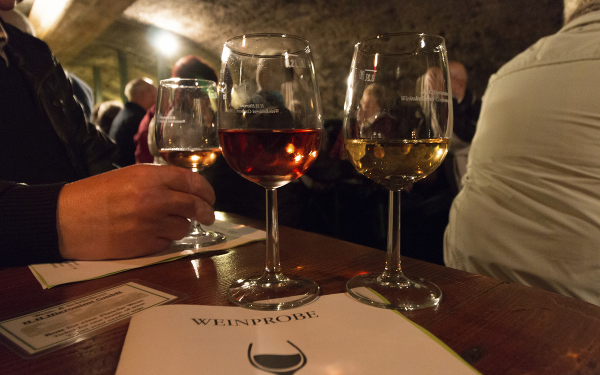 Weinkeller in Rüdesheim, Deutschland