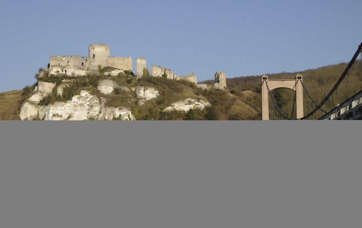 Chateau Gaillard an der Seine, Frankreich