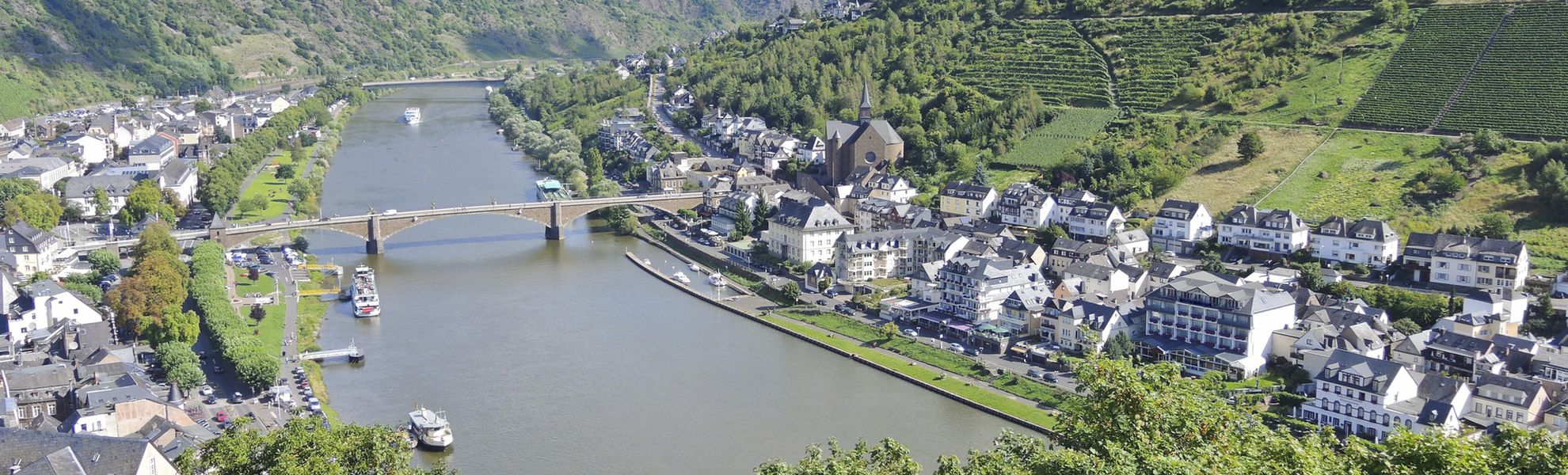 Moseltal in Cochem, Deutschland