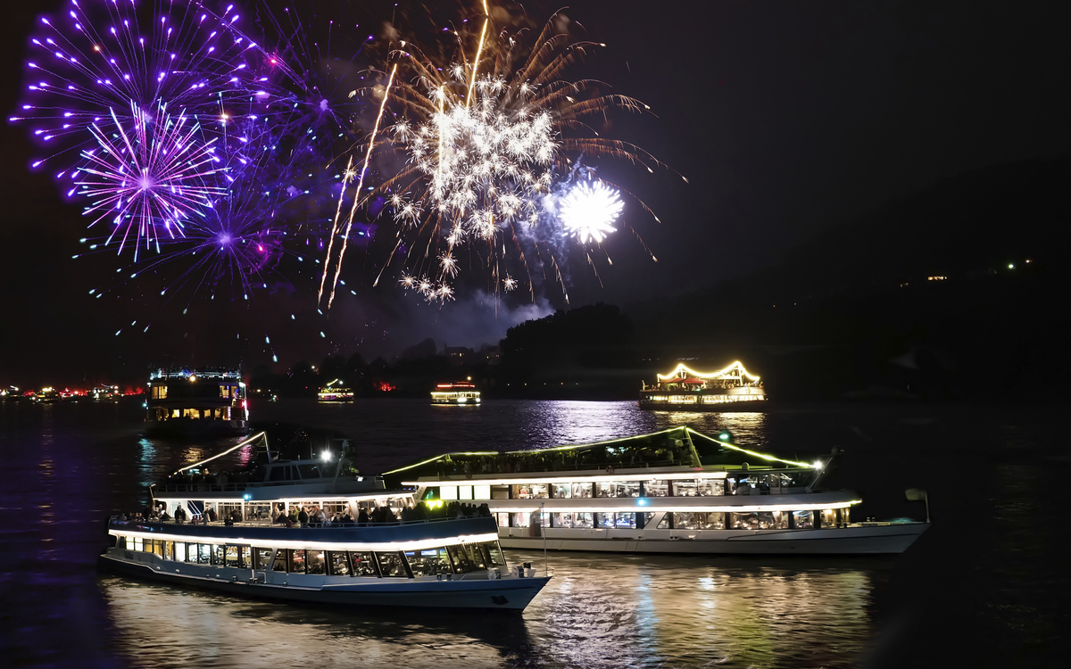 Rhein in Flammen, Deutschland