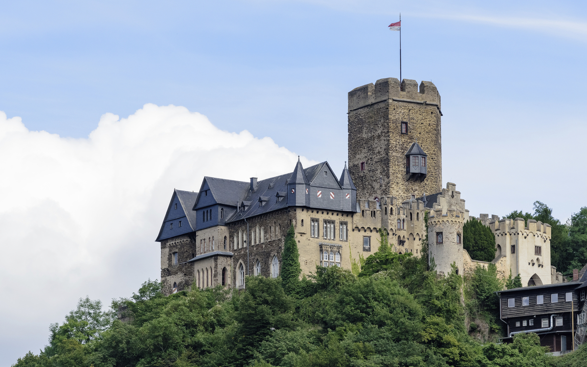 Burg Lahneck in Lahnstein, Deutschland
