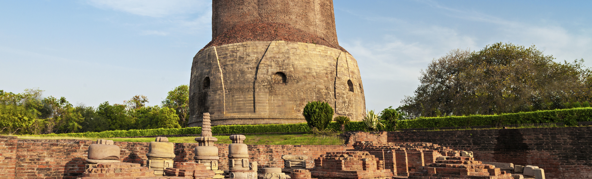Dhamek Stupa in Sarnath, Indien