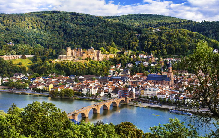 Stadtpanorama von Heidelberg