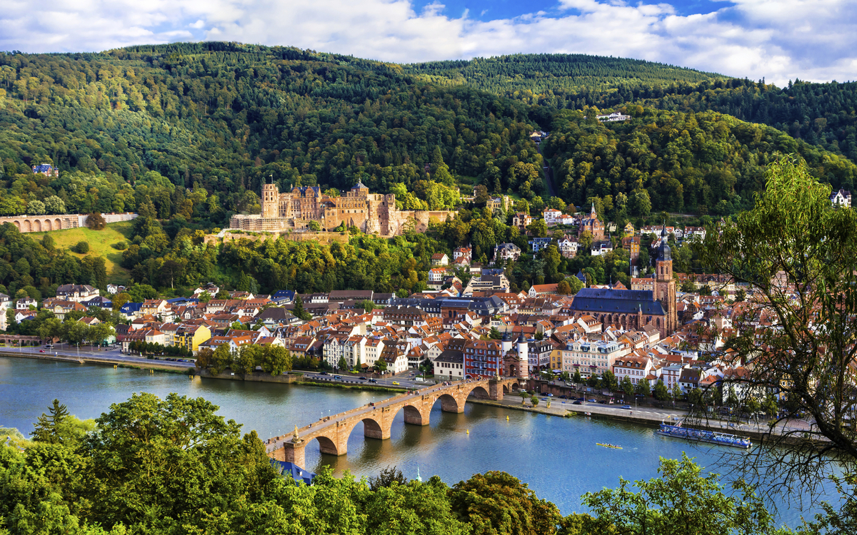 Stadtpanorama von Heidelberg
