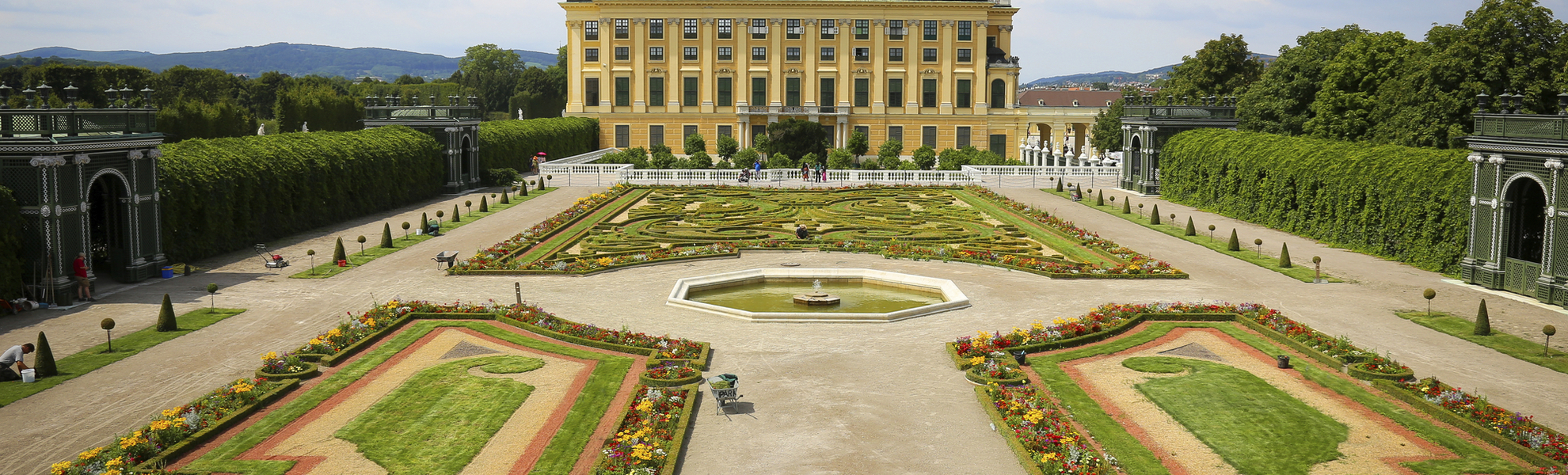 Schloss und Park Schönbrunn in Wien, Österreich