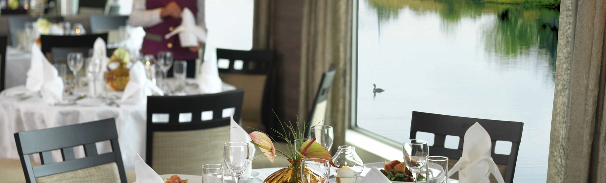 Restaurant auf dem Flussschiff MS A-Silver