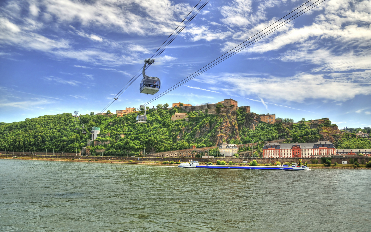 Festung Ehrenbreitstein in Koblenz, Deutschland
