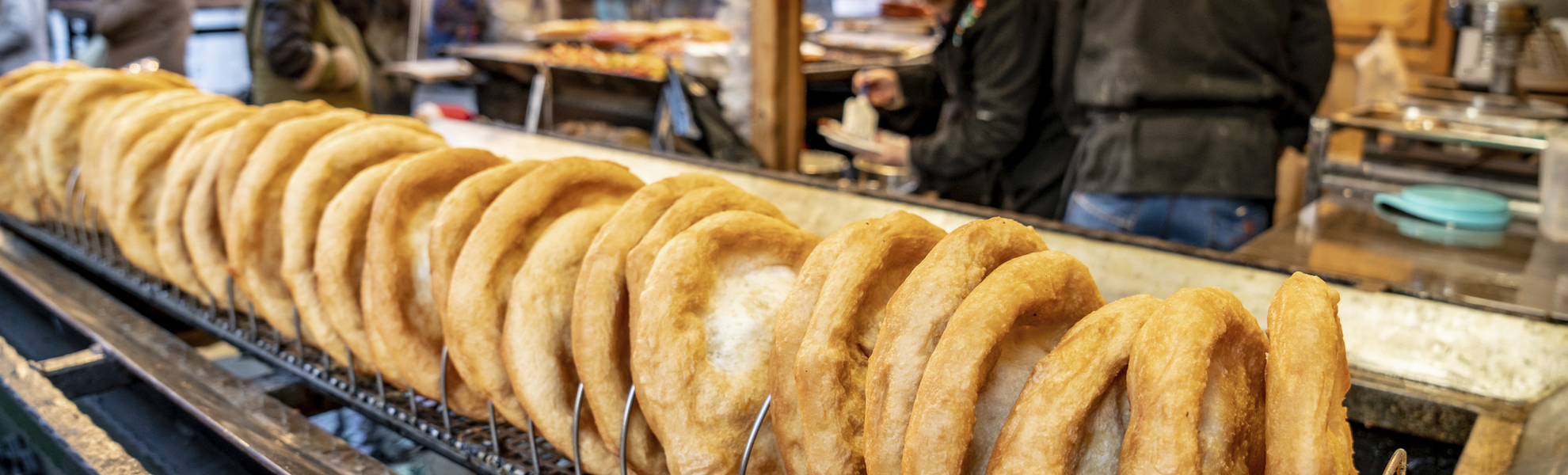 Der Weihnachtsmarkt in Budapest, Ungarn