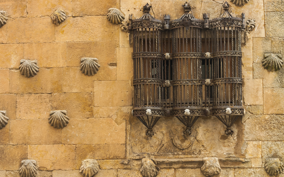 Casa de las Conchas (Muschelhaus) in Salamanca, Spanien