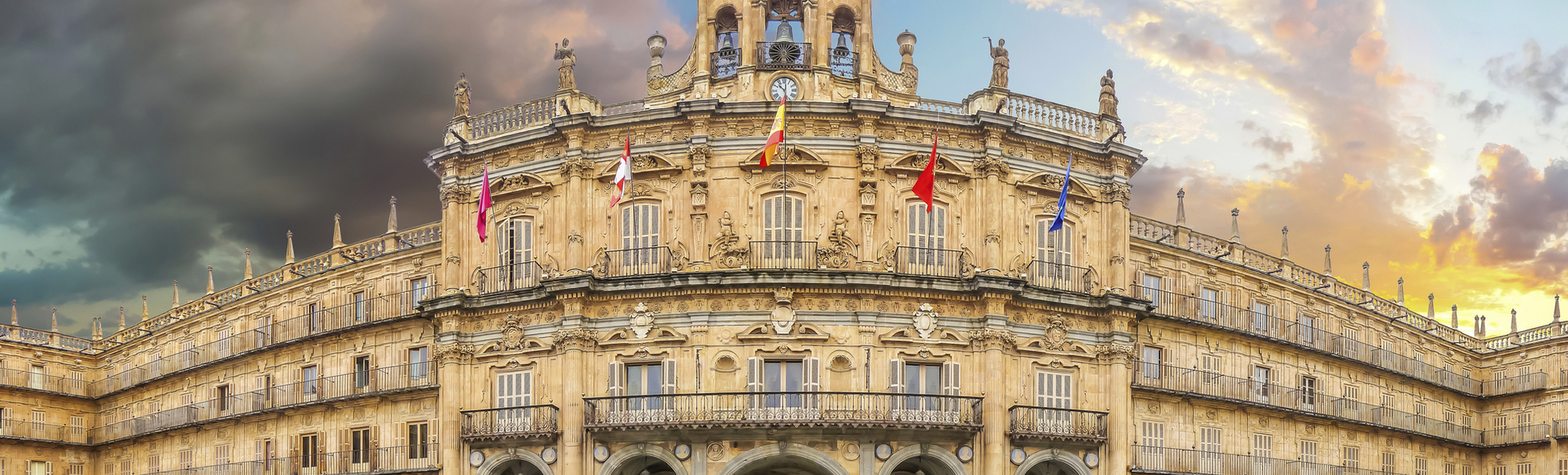 Der Plaza Major in Salamanca, Spanien