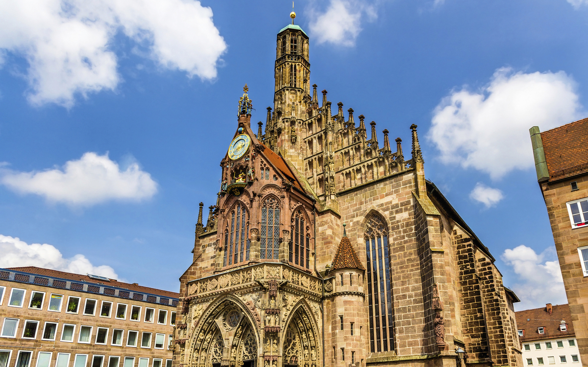 Die Frauenkirche in Nürnberg, Deutschland