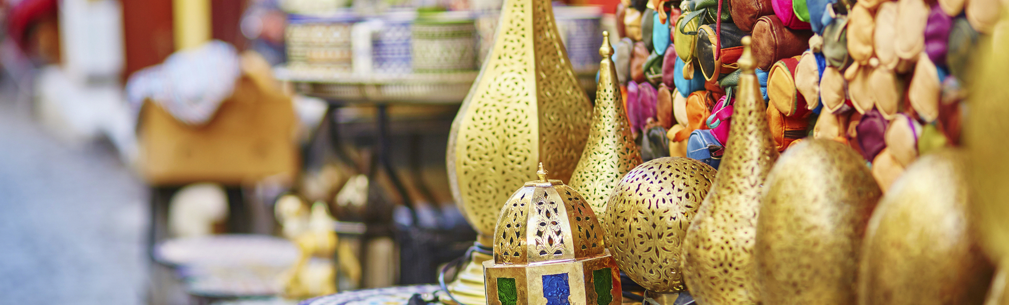Souk Basar in Marrakesch, Marokko