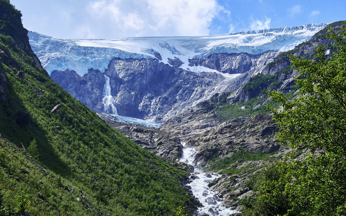 Gletscher Folgefonna, Norwegen