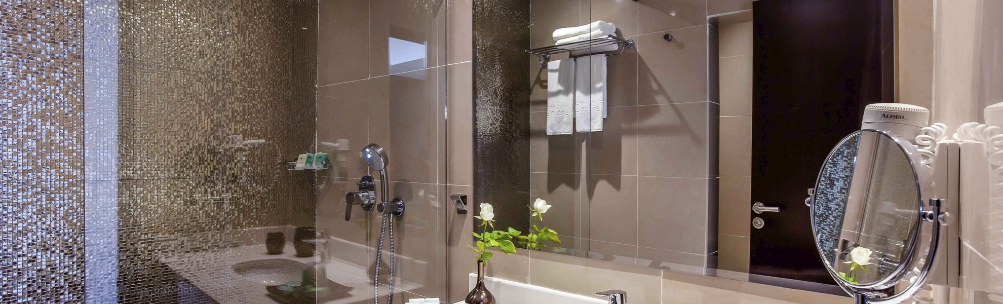 Badezimmer im Amadil Beach Hotel in Agadir, Marokko