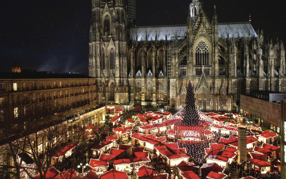 Weihnachtsmarkt in Koeln, Deutschland