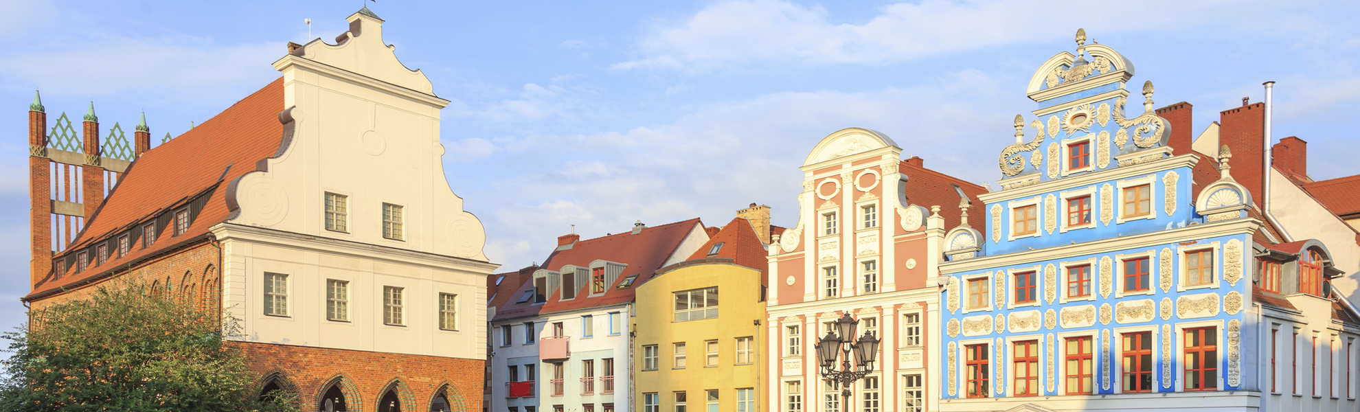 Platz in der Altstadt Stettins, Polen