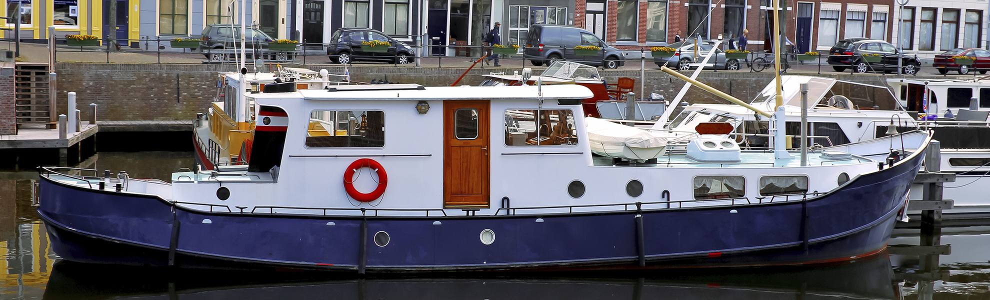 Schiff in Gorinchem, Niederlande